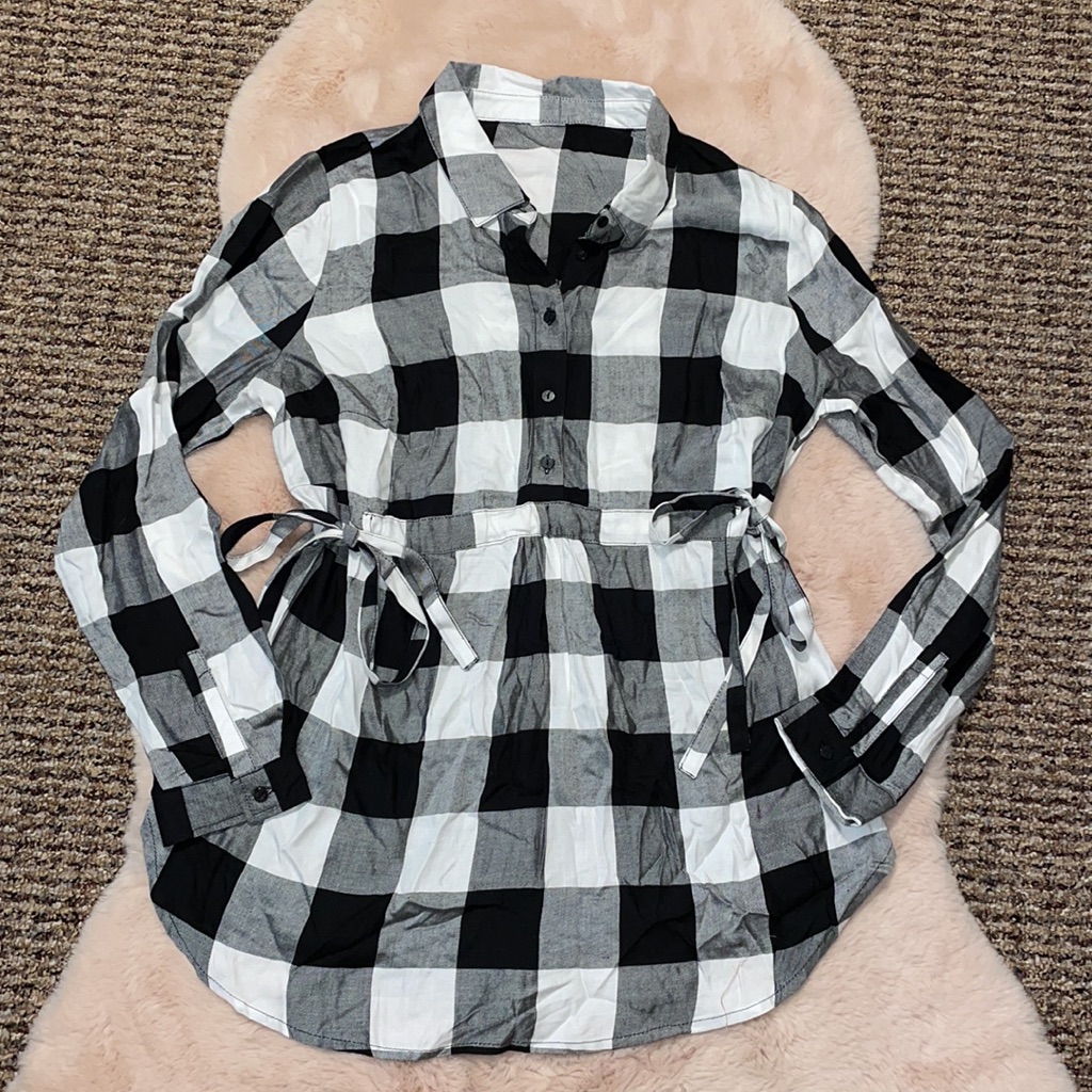5 For $25plaid Black And White Tunic!